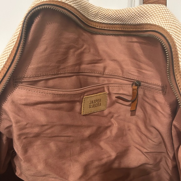 Anthropologie Jasper & Jeera Embroidered Weekender - Picture 4 of 5